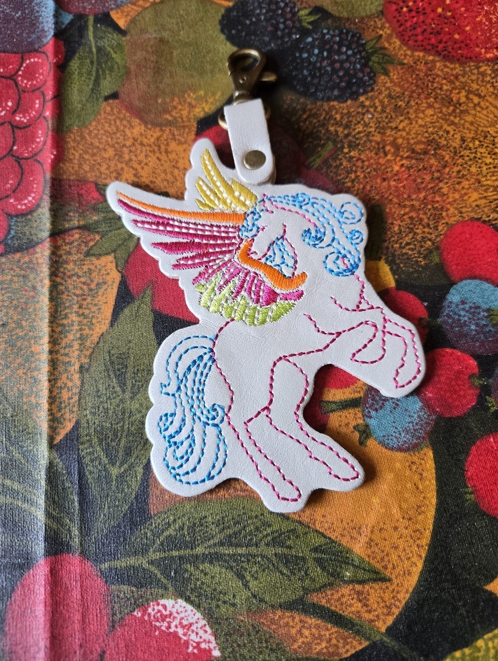 Portland Leather Goods Leather Pegasus Keychain